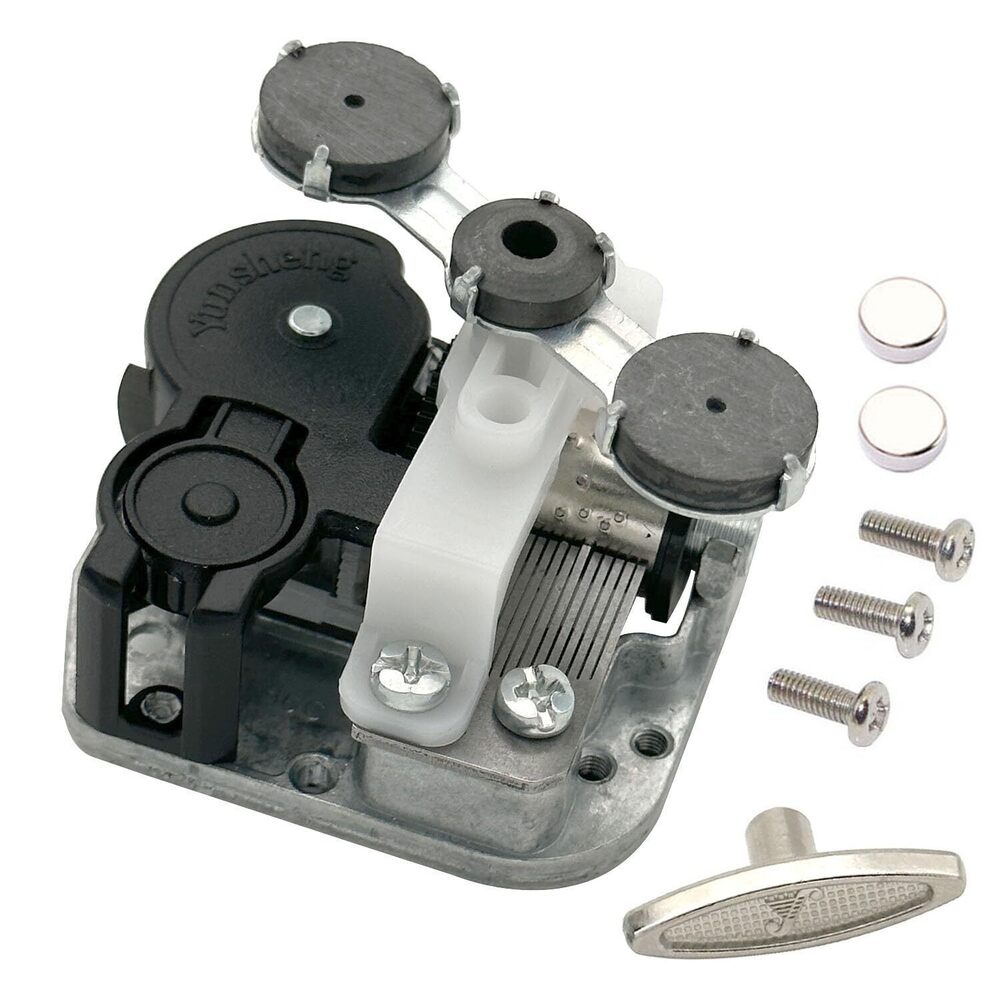 8708 Fur Elise Wind Up Music Box with Three Rotating Magnets, Yunsheng